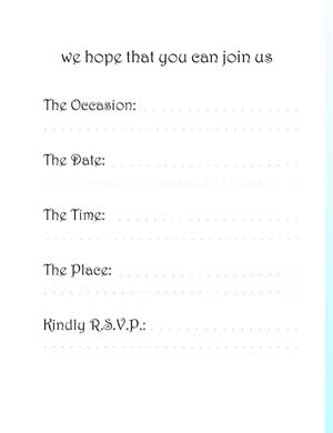 Invitation