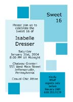 Sweet Sixteen Invitation