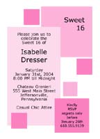 Sweet Sixteen Invitation