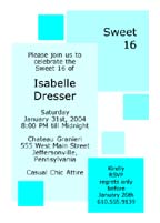 Sweet Sixteen Invitation