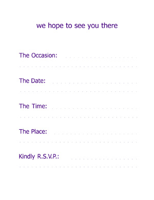 Invitation