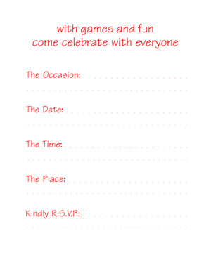 Invitation