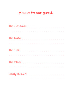 Invitation