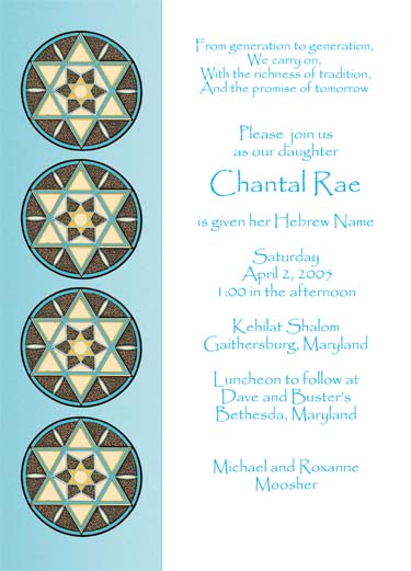 Baby Naming Invitation
