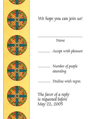 Bar / Bat Mitzvah Response Card