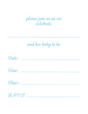 Baby Shower Invitation