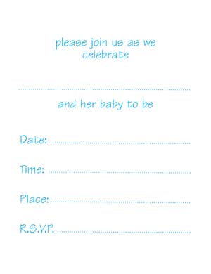 Baby Shower Invitation