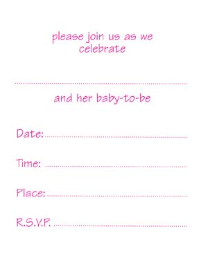 Baby Shower Invitation