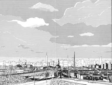 Queens view of New York Skyline