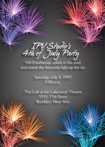 July 4th Invitation