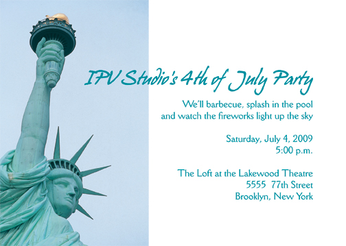 July 4th Invitation