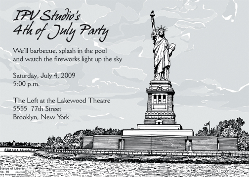 July 4th Invitation