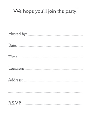 Invitation