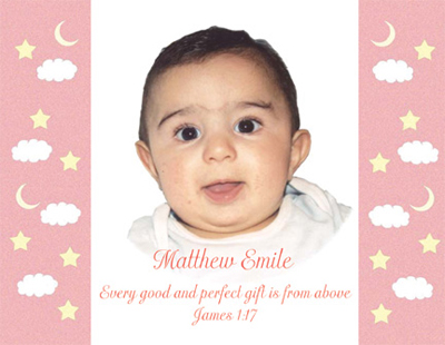 Christening Invitation & Announcement