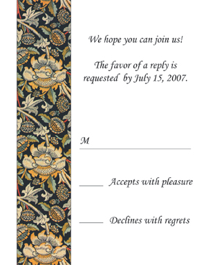 Response Card