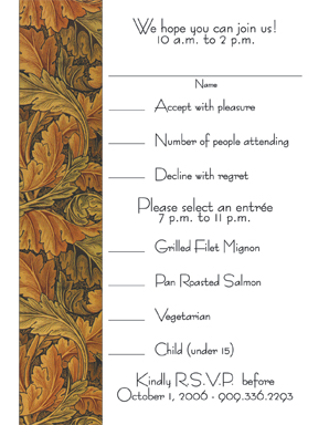 Response Card