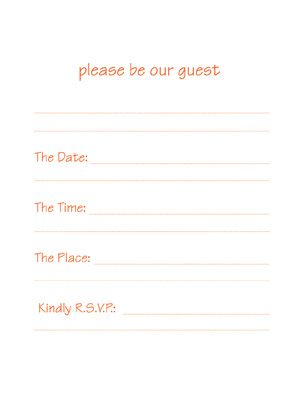 Easter Party Invitation