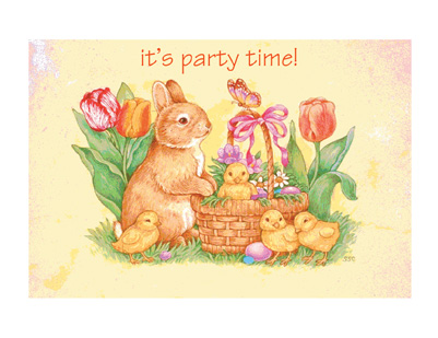 easter party invitation
