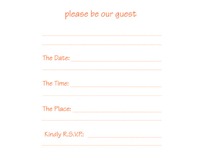 Easter Party Invitation
