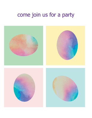 Easter Party Invitation