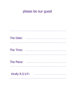 Easter Party Invitation
