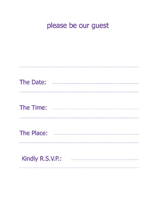 Easter Party Invitation