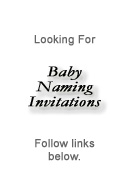Baby Naming Invitation