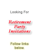 Retirement Party Invitation