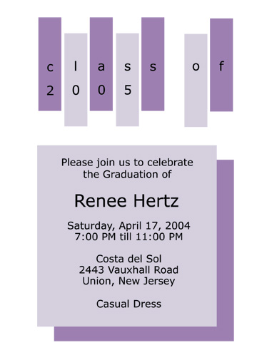Graduation Party Invitation