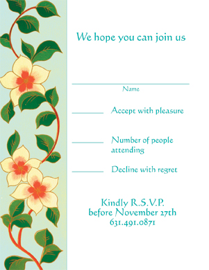 Graduation Response Card