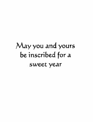 Jewish New Year - Rosh Hashanah