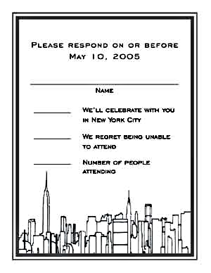 Response Card