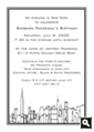 New York Theme Invitations