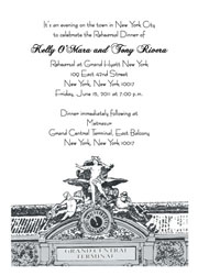 New York Theme Invitation