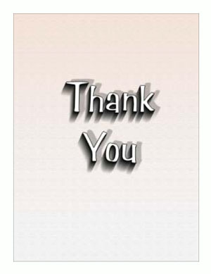 Thank You