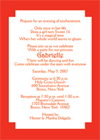 Fortieth Wedding Anniversary Party Invitation
