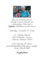 Wedding Anniversary Party Invitation