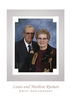 Fifty Fifth Wedding Anniversary Party Invitation