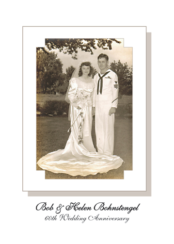 60th Wedding Anniversary Party Invitation