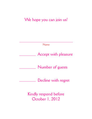 Response Card
