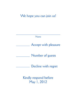 Response Card