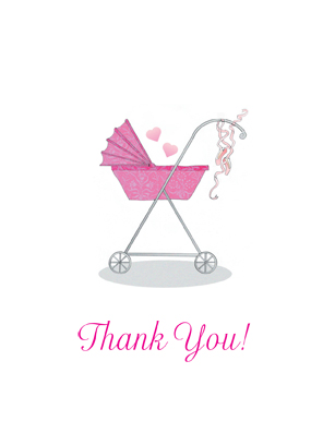 Coordinated Thank You Card