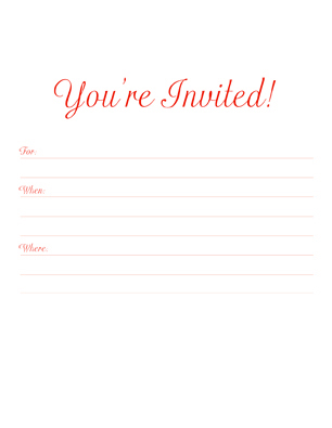 Baby Shower Invitation