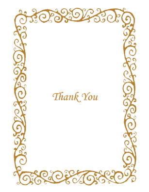 Bar / Bat Mitzvah Thank You Card