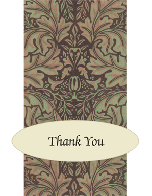 Bar / Bat Mitzvah Thank You Card