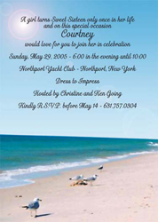 Beach Party Invitations on Beach Party Invitations From Ira S Peripheral Visions
