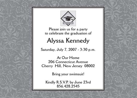 Black & White Invitation