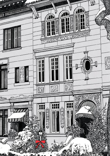 Christmas Card - Brownstone Winter 5
