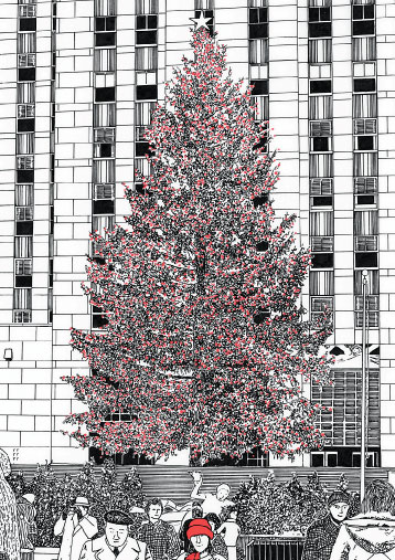 Christmas Card - Rockefeller Center Tree