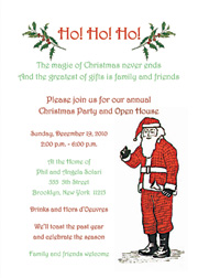 Christmas Party Invitation Templete
